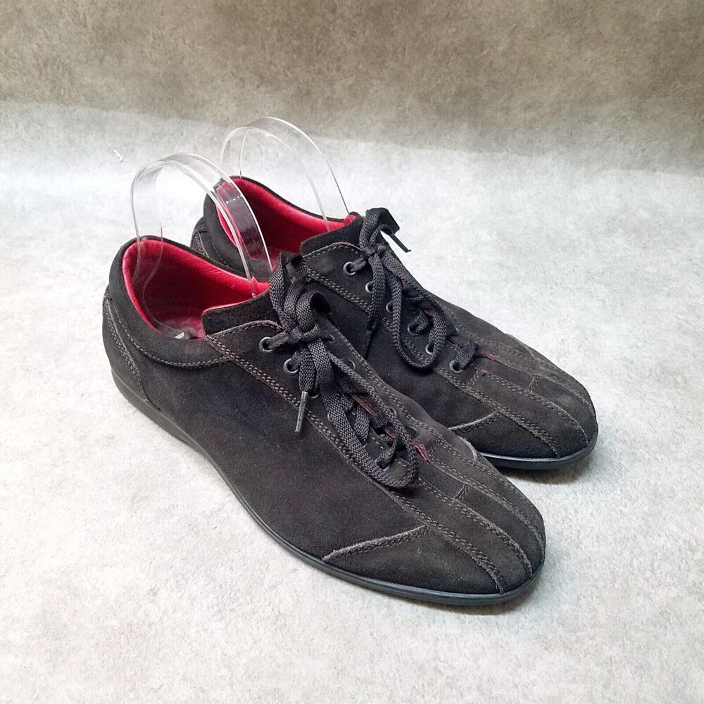 Adam Derrick Mens 1321 Size 7 Brown Lace Up Casual Oxford Shoes